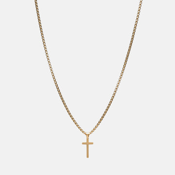 CROSS BOX CHAIN NECKLACE
