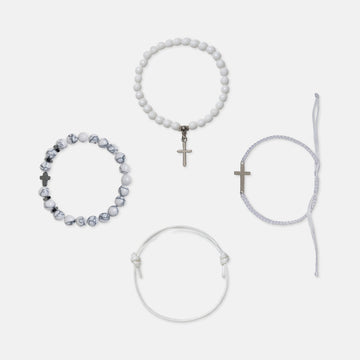 CROSS BRACELET 4-PACK