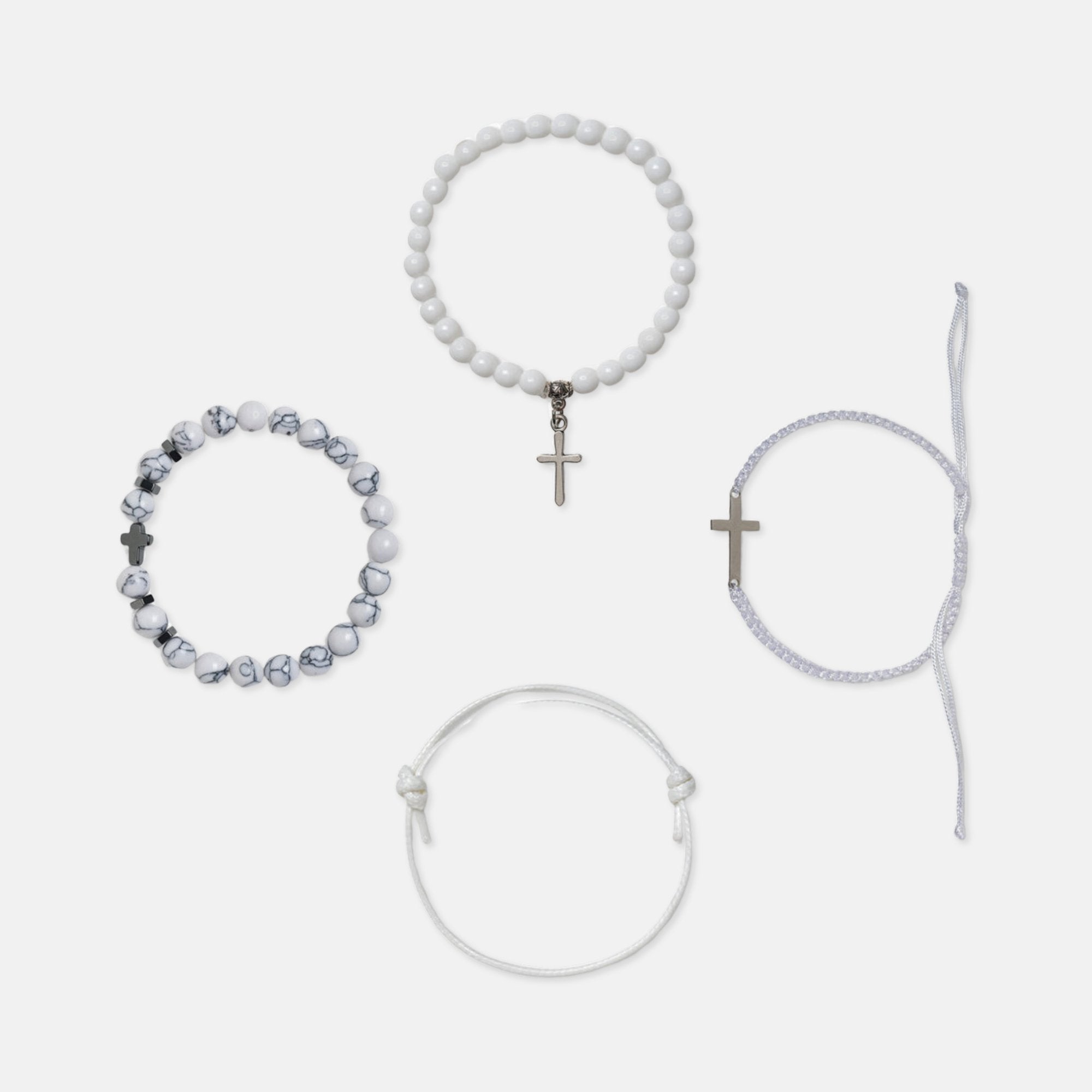 Cross Bracelet 4 - pack - Revelation Apparel