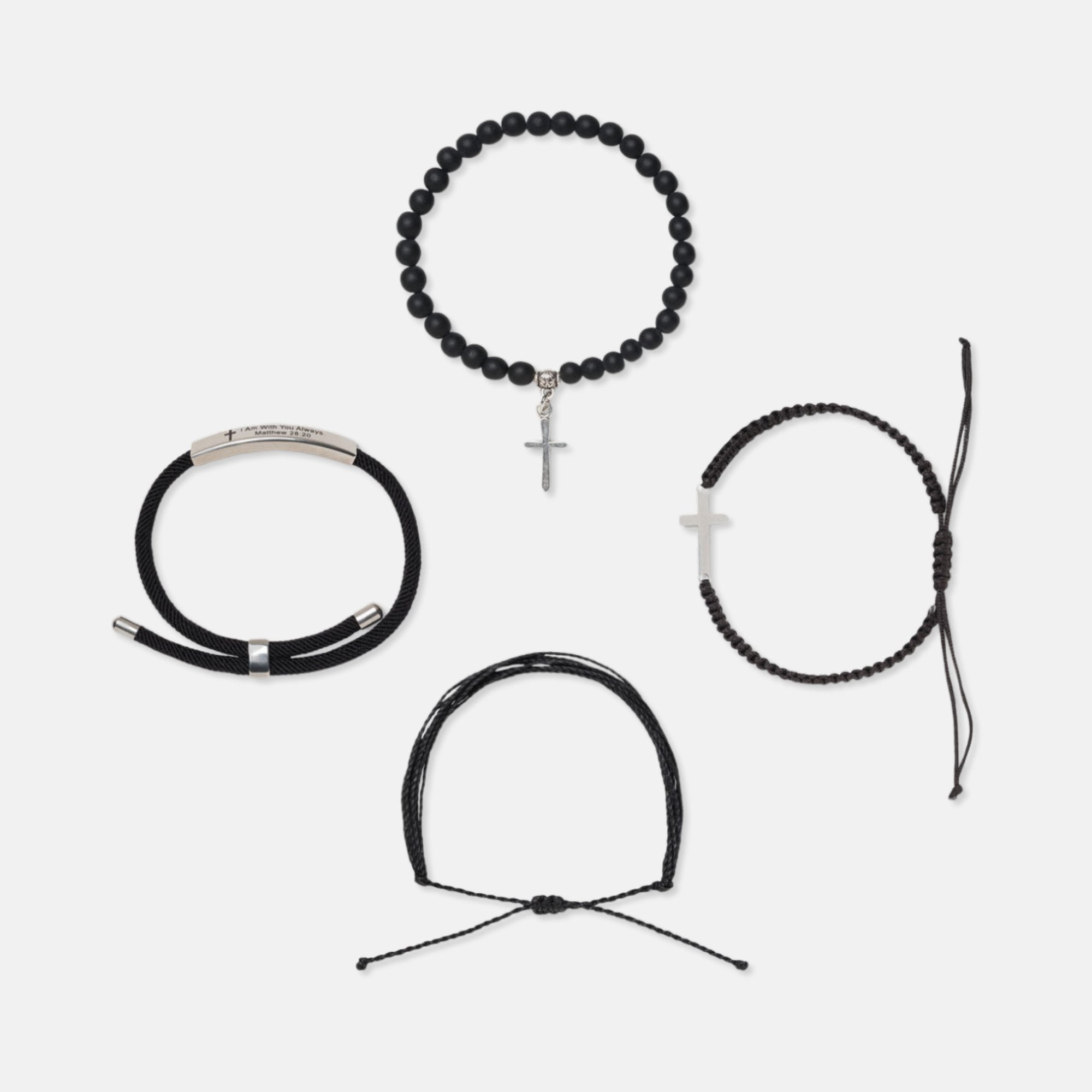 Cross Bracelet 4 - pack - Revelation Apparel