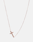 Cross Cable Chain Necklace - Revelation Apparel