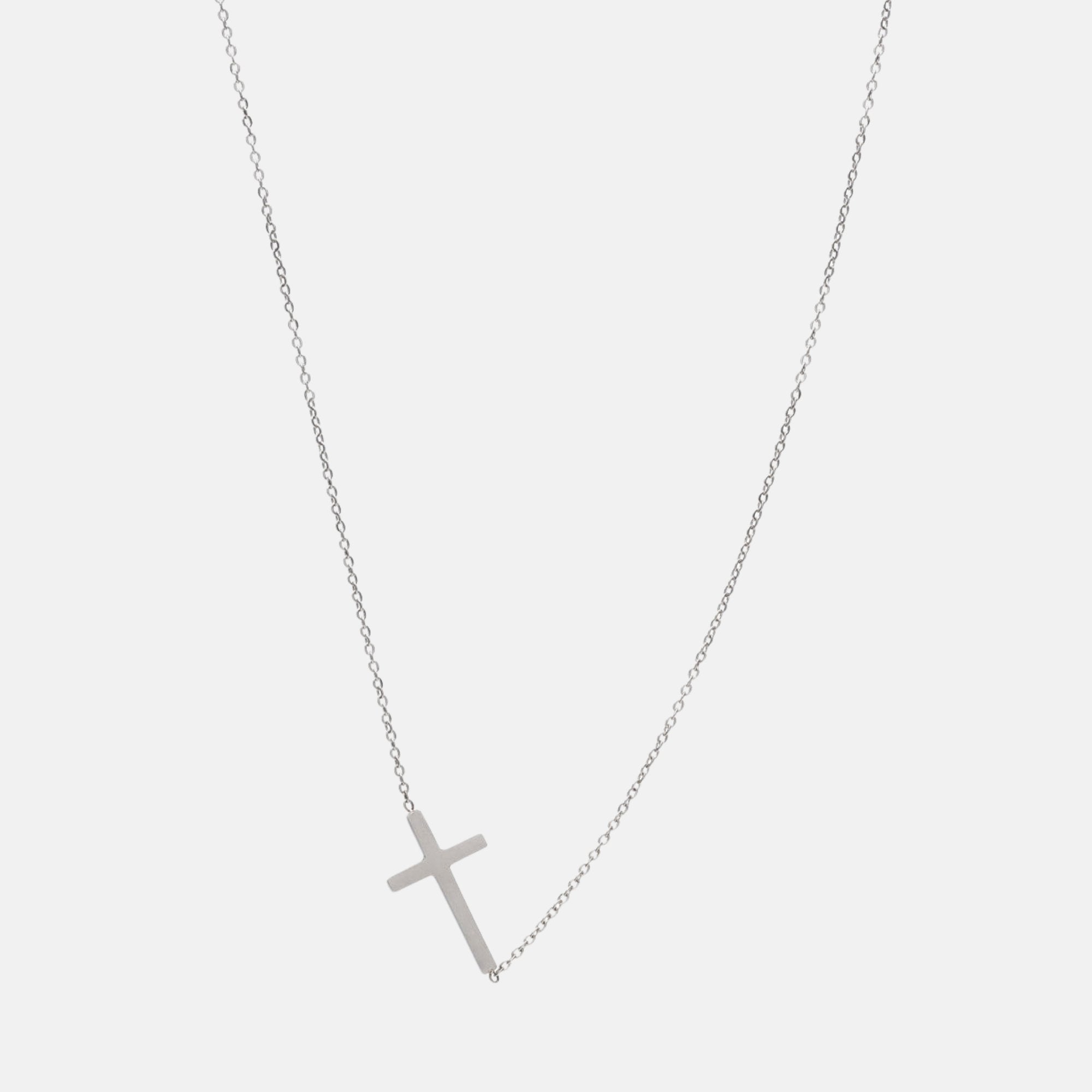 Cross Cable Chain Necklace - Revelation Apparel