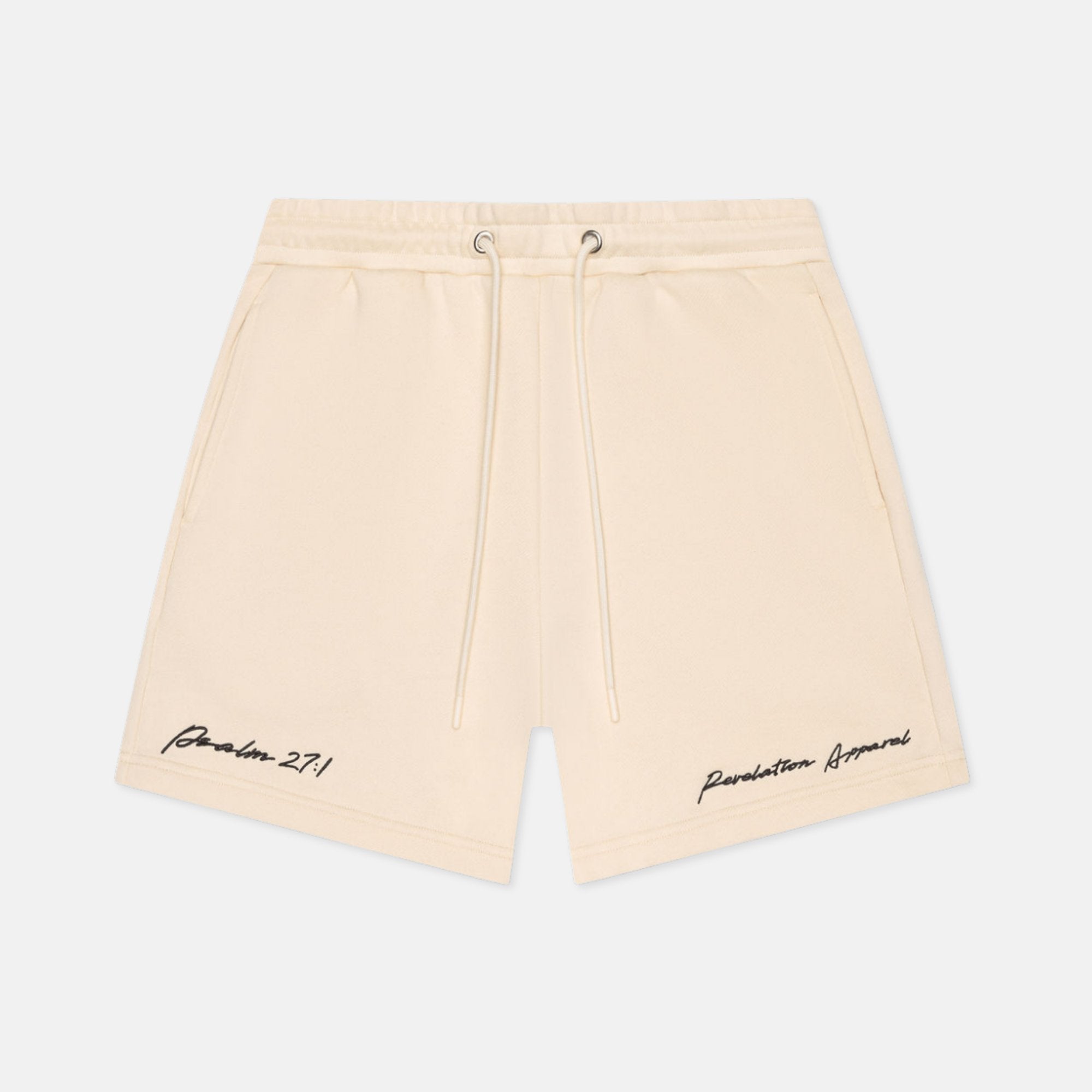 Psalm 27:1 Heavyweight Cotton Shorts - Revelation Apparel